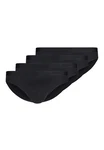 Skiny Slip 4er Pack Basic Schwarz