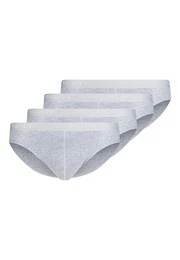 Slip 4er Pack Basic (Spar-Set, 4-St) Slip / Unterhose - Baumwolle - Ohne Eingriff - Atmungsaktiv