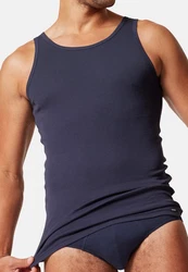 Skiny Achselhemd Herren Tank Top 2er Pack Shirt navy