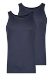Skiny Achselhemd Herren Tank Top 2er Pack Shirt navy