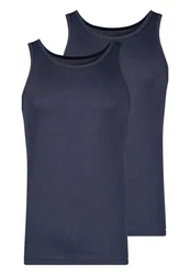 Skiny Achselhemd Herren Tank Top 2er Pack Shirt navy