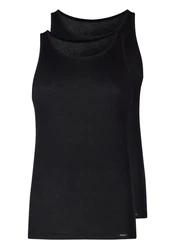 Skiny Achselhemd Herren Tank Top 2er Pack Shirt schwarz