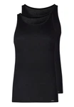 Skiny Achselhemd Herren Tank Top 2er Pack Shirt schwarz