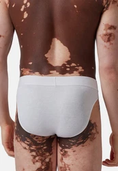 Skiny Slip Herren Brasil Basic Retro (2-St) Weiß/Creme