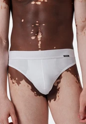 Skiny Slip Herren Brasil Basic Retro (2-St) Weiß/Creme