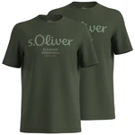s.Oliver T-Shirt Casual im 2er Pack Dunkelgrün