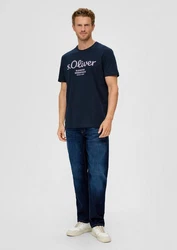 s.Oliver T-Shirt Casual im 2er Pack Silber/Rosa/Fliederfarben/Dunkelblau/Dunkelrot