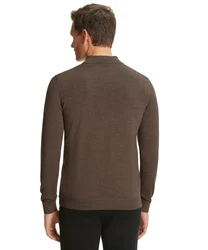 FALKE Strickpullover Khaki/Dunkelgrün/Grau