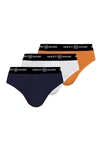 WESTMARK LONDON Slip Logan 3-PACK Schwarz/Dunkelblau/Rot/Orange