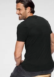KangaROOS T-Shirt Kurzarm Rundhals Schwarz