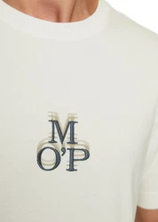 Marc O'Polo T-Shirt Markenstickerei Khaki/Beige/Grau/Weiß/Creme/Rot/Hellgrün