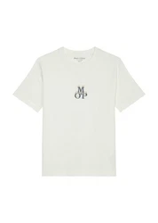 Marc O'Polo T-Shirt Markenstickerei Khaki/Beige/Grau/Weiß/Creme/Rot/Hellgrün