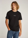 Calvin Klein Jeans T-Shirt MONOLOGO TEE Schwarz/Grün