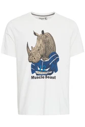 Blend T-Shirt BHTee Weiß/Hellblau/Creme/Blau/Grau/Beige/Dunkelblau/Braun