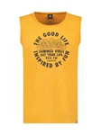 LERROS Muskelshirt Tanktop für Herren mit Brustprint Gelb