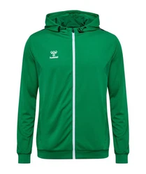 hummel hmlAUTHENTIC PL Kapuzenjacke Grün/Neonfarben/Dunkelgrün