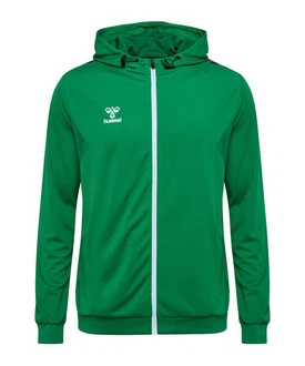 hummel hmlAUTHENTIC PL Kapuzenjacke Grün/Neonfarben/Dunkelgrün