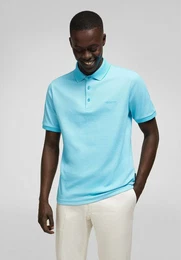 Poloshirt mit farblich abgesetzten Bndchen