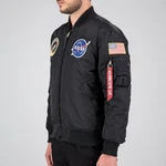 Alpha Industries Bomberjacke MA-1 VF NASA Blau/Dunkelgrau/Grau/Schwarz/Braun