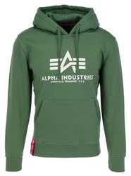 Alpha Industries Hoodie Basic Hoody Dunkelgrün/Hellgrün/Grün