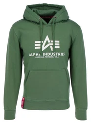 Alpha Industries Hoodie Basic Hoody Dunkelgrün/Hellgrün/Grün