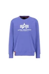 ALPHA INDUSTRIES Sweatshirt Hellblau/Lila/Fliederfarben/Dunkelblau