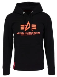 Alpha Industries Hoodie Basic Neon Print (1-tlg) Neon