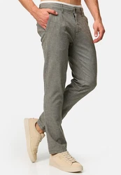 Indicode Chinohose INRemy Khaki/Grau/Hellgrau/Beige