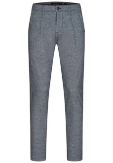 Indicode Chinohose INRemy Grau/Dunkelblau/Blau