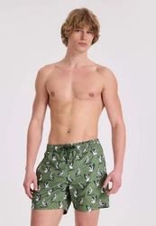 WESTMARK LONDON Badeshorts WMPATTERN SWIMSHORTS Grün/Dunkelgrün