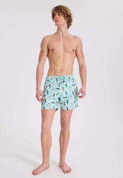 WESTMARK LONDON Badeshorts WMPATTERN SWIMSHORTS Mintgrün/Grün/Creme/Hellblau/Türkis/Blau