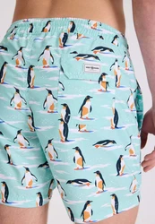 WESTMARK LONDON Badeshorts WMPATTERN SWIMSHORTS Mintgrün/Grün/Creme/Hellblau/Türkis/Blau