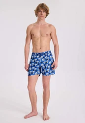 WESTMARK LONDON Badeshorts WMPATTERN SWIMSHORTS Blau/Hellblau/Türkis