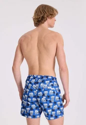 WESTMARK LONDON Badeshorts WMPATTERN SWIMSHORTS Blau/Hellblau/Türkis