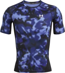 Under Armour Kurzarmshirt UA HG ARMOUR PRINTED SS blau/navy/schwarz/wei
