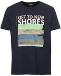 camel active T-Shirt Blau/Dunkelblau/Hellblau/Türkis/Braun
