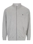 Jack & Jones Plus Sweatjacke JJEPaulos Grau/Hellgrau/Dunkelgrau