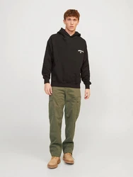 JACK & JONES Cargohose JJKarl Harlow Khaki/Dunkelgrün