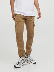 Jack & Jones Cargohose JJIPaul JJFlake Khaki/Braun/Beige