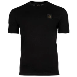 ARMANI EXCHANGE T-Shirt Logo Schwarz/Rot/Dunkelblau
