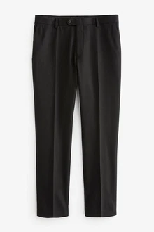 Next Anzughose Strukturierter Anzug Slim Fit Hose Dunkelgrau/Schwarz/Khaki/Braun/Grau