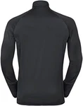 Odlo Longsleeve Mid Layer 1/2 Zip Berra Dunkelgrau/Grau/Schwarz/Dunkelblau