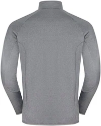 Odlo Longsleeve Mid Layer 1/2 Zip Berra Hellgrau/Grau/Dunkelgrau