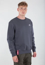 Sweatshirt Basic Sweater Small Logo (1-tlg)
