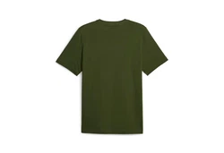PUMA T-Shirt ESS+ Essentials 2 Col Logo Tee (586759) Dunkelgrün/Grün