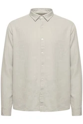 !Solid Flanellhemd Oberhemd Khaki/Weiß/Grau