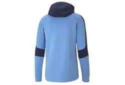 PUMA 2-in-1 Pullover Hoodie Manchester City Evostripe Hellblau/Blau
