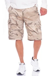 Cargoshorts mit Grtel in Desert Camo