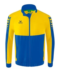 Erima Sweatjacke Six Wings Präsentationsjacke Gelb/Hellblau