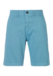 BOSS ORANGE Chino-slim-Shorts Blau/Hellblau